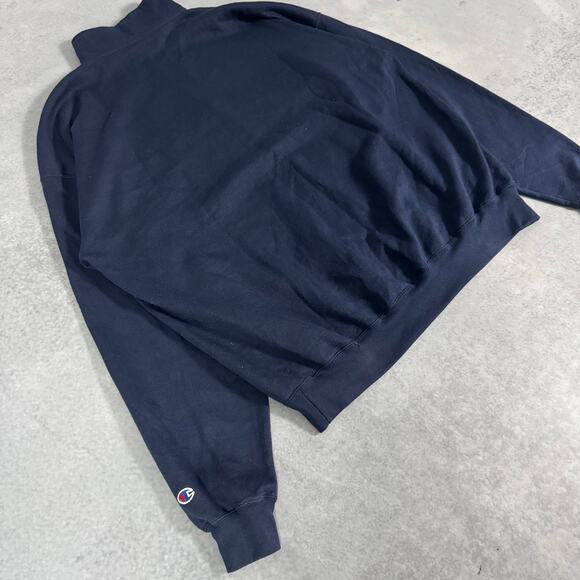 Teamwork Villanova University Quarter Zip Sweatshirt Navy Blue - Size: XXL - Picture 6 of 8